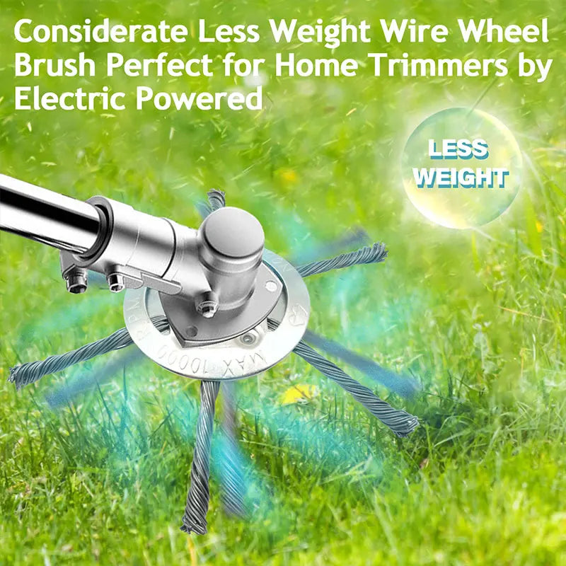 Metal 6 Inch Universal Weed Trimmer Head