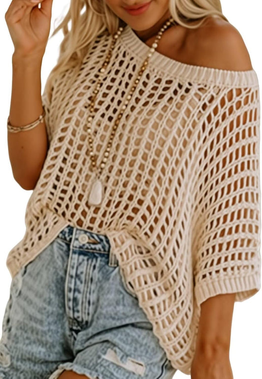 Mavelle Crochet Knit Top