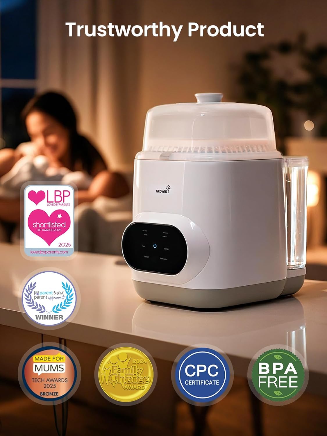 Grownsy EaseClean™ Bottle Washer