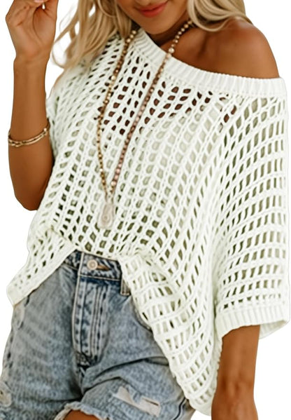 Mavelle Crochet Knit Top
