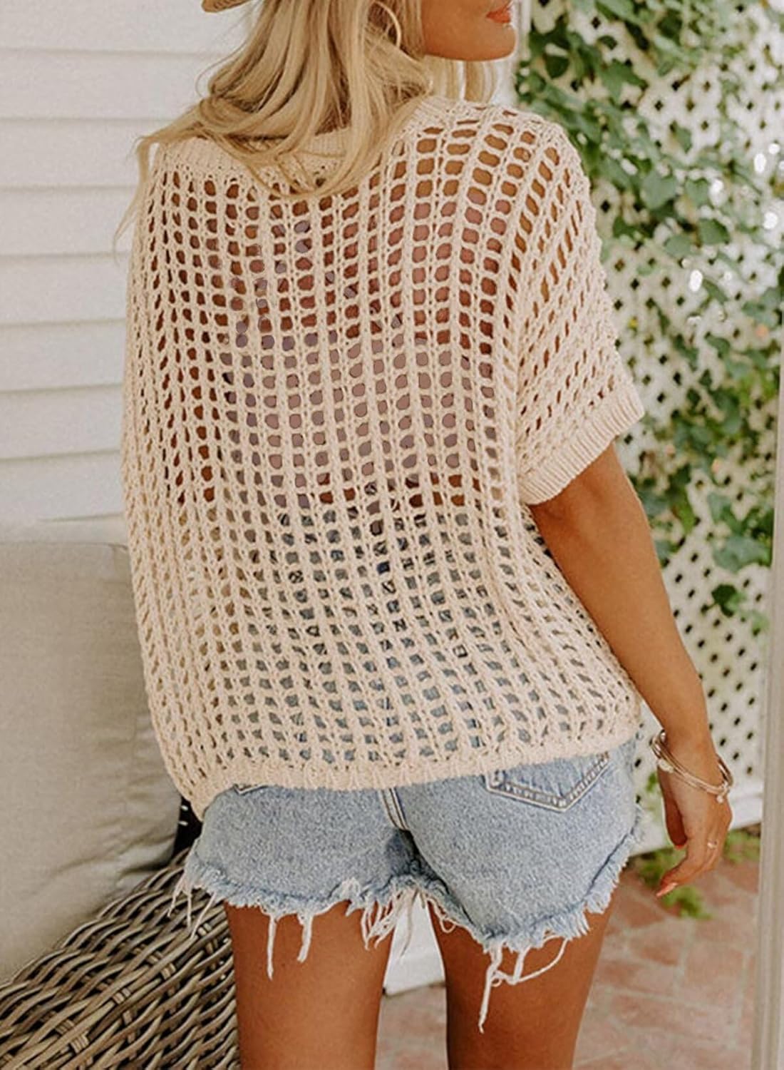 Mavelle Crochet Knit Top
