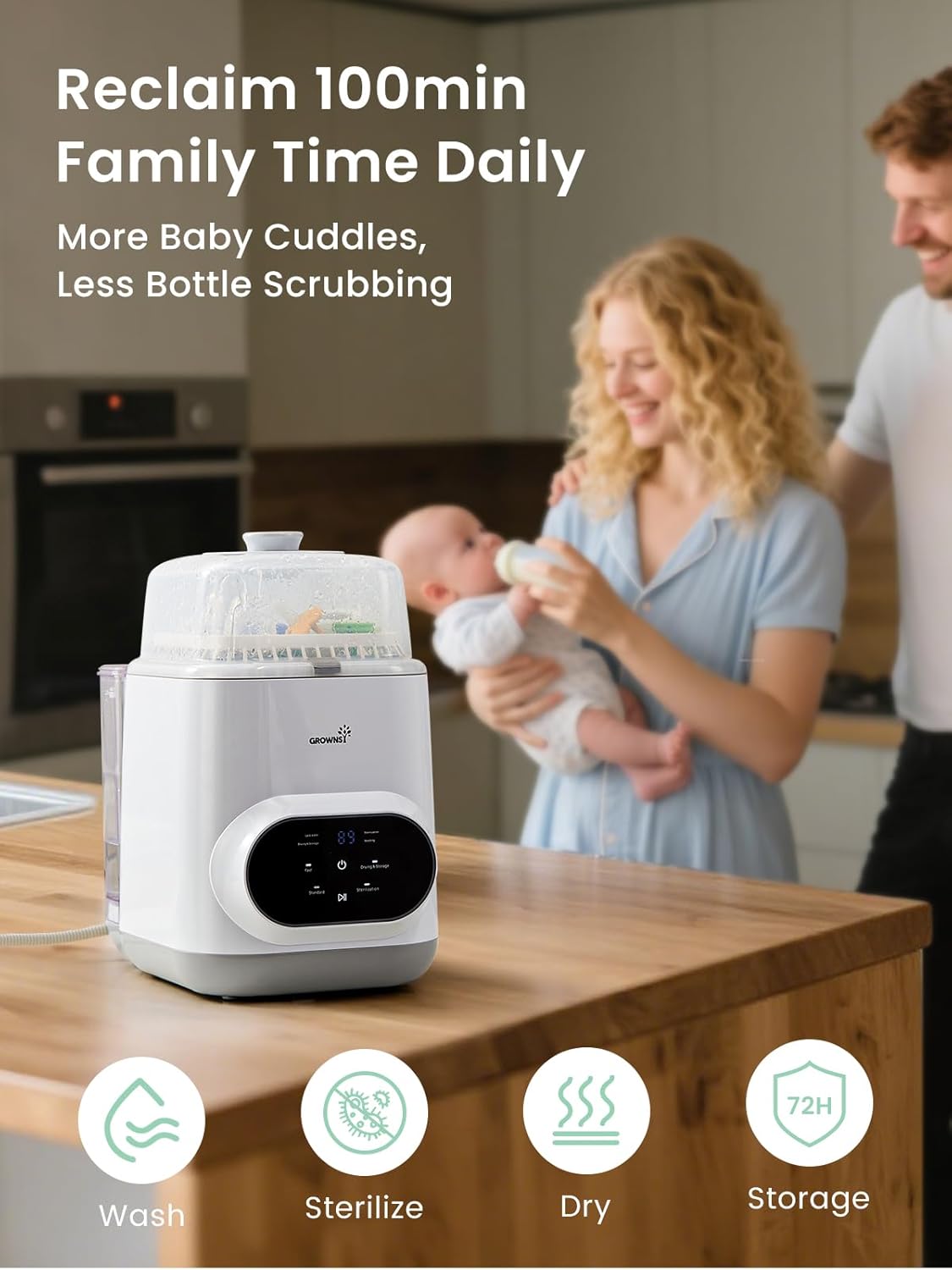 Grownsy EaseClean™ Bottle Washer