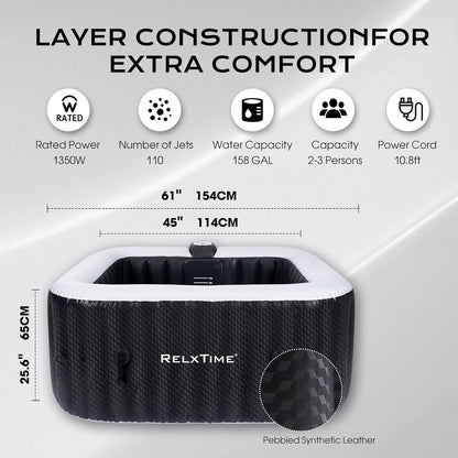 Mavelle Inflatable Hot Tub