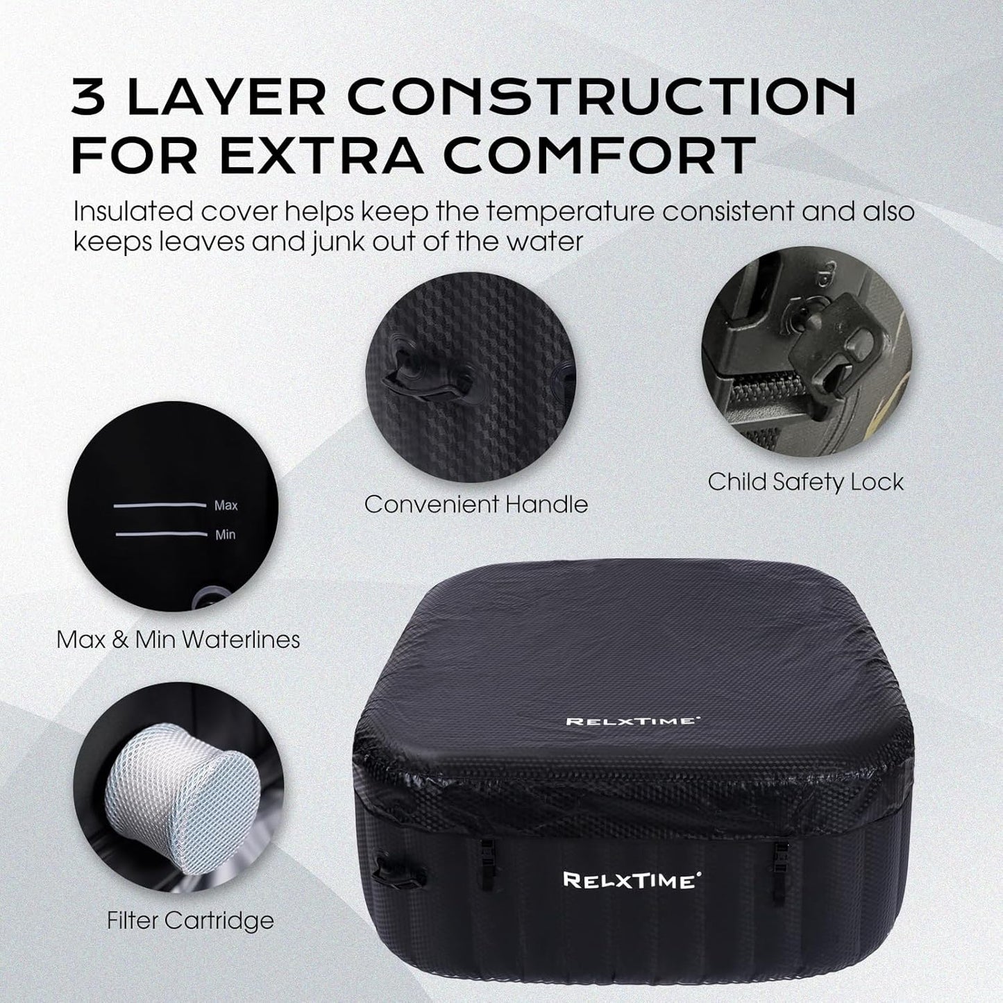 Mavelle Inflatable Hot Tub