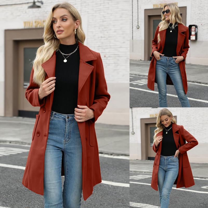 Mavelle Womens Wool Blend Winter Coat